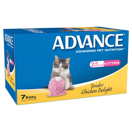 Slab Advance Kitten Tender Chicken Del 7x85g