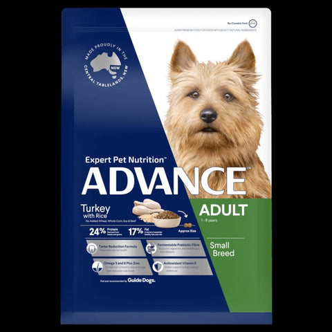 Advance Dog Adult 1-8 Small Breed Turkey 3kg