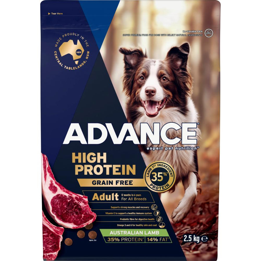 Advance Dog Adult High Protein Grain Free Lamb 2.5kg