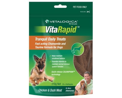 Vitarapid Tranquil Treats For Dogs 210g