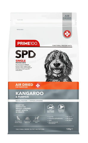 Prime Spd Air Dried Kangaroo & Pumpkin 120g