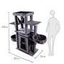 Kazoo Kitty Tall Cubby Playground Charcoal Grey