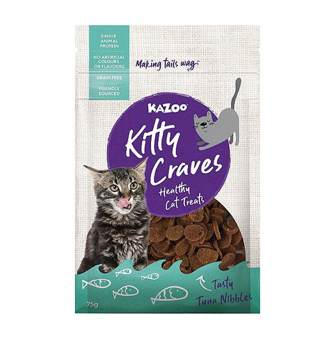 Kazoo Kitty Craves Tuna Nibbles 75g