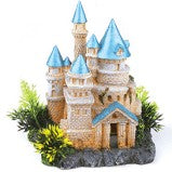 Castle W Plants & Blue Roof Small