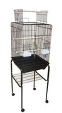 Cage Open Top Cockatiel W Stand 18"