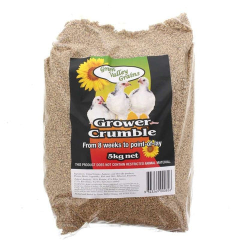 Green Valley Pullet Grower Crumbles 5kg