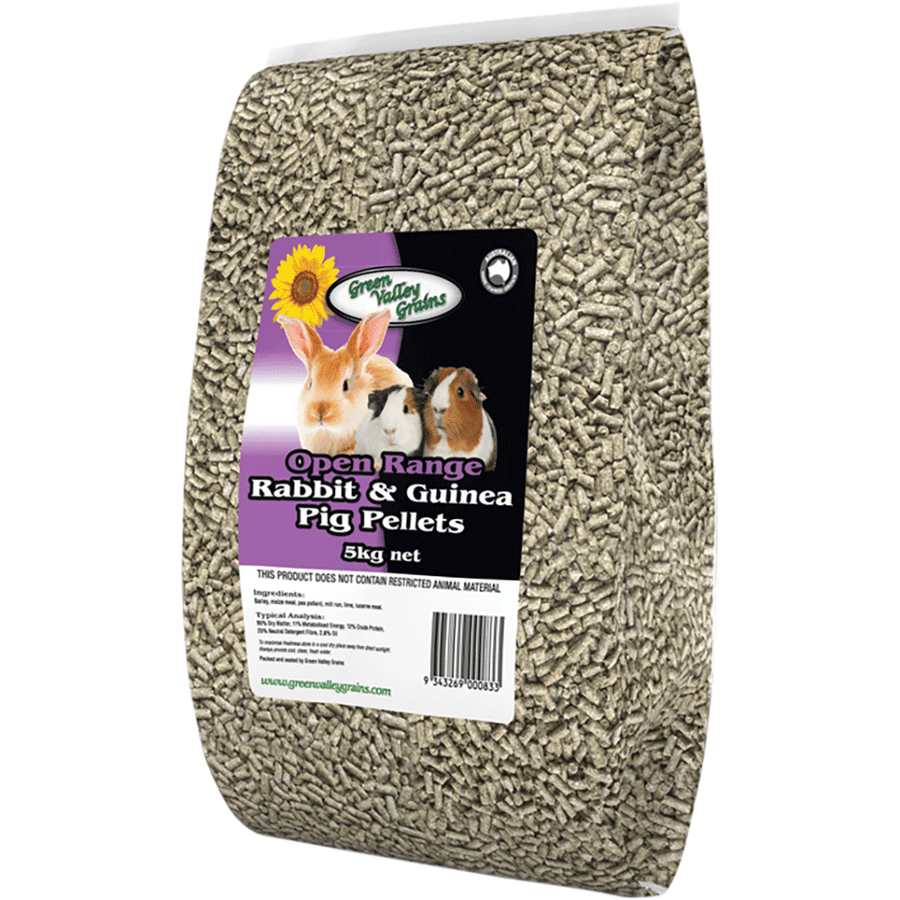 Green Valley Rabbit & Gpig Pellets 5kg 