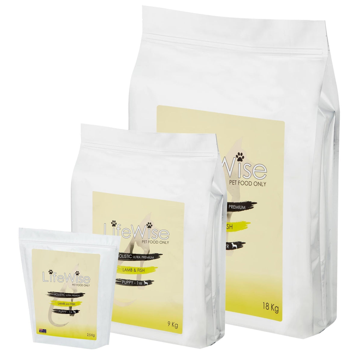 Lifewise Canine Puppy Lamb Fish Rice Oats Veg 2.5kg Stage 2