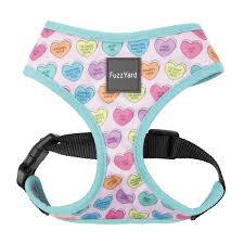 Fuzzyard Harness Medium Candy Hearts [sz:small Cl:extra Donutrial]