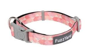 Fuzzyard Dog Collar Pink Lemonade S 