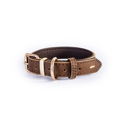 Ezydog Collar Oxford 2xs Brown 20mm 