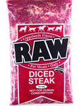 Raw Diced Steak 800g