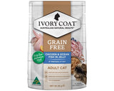 Ivory Coat Cat Adult Chicken &  Ocean Fish In Jelly 85g