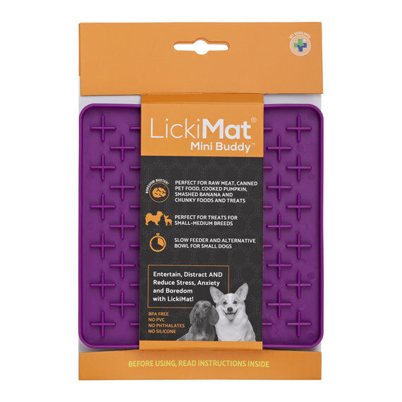 Lickimat Dog Buddy Purple Mini