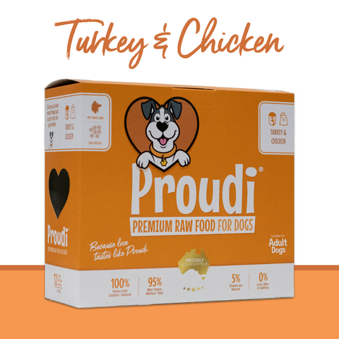 Proudi Dog Turkey & Chicken 12x200g