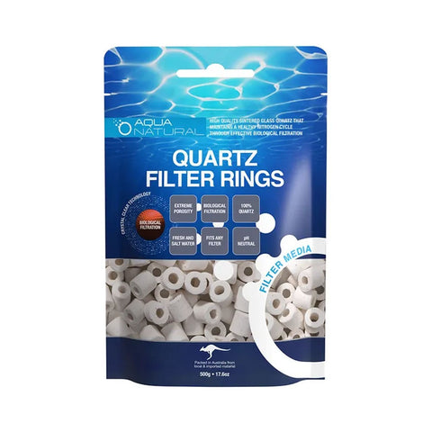 Aqua Naturals Quartz Filter Rings 500g