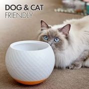 All Fur You Wobbler Slow Feeder Bowl Orange  Z