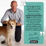 Zamipet Dental Sticks Adult Med/large Dogs 200g