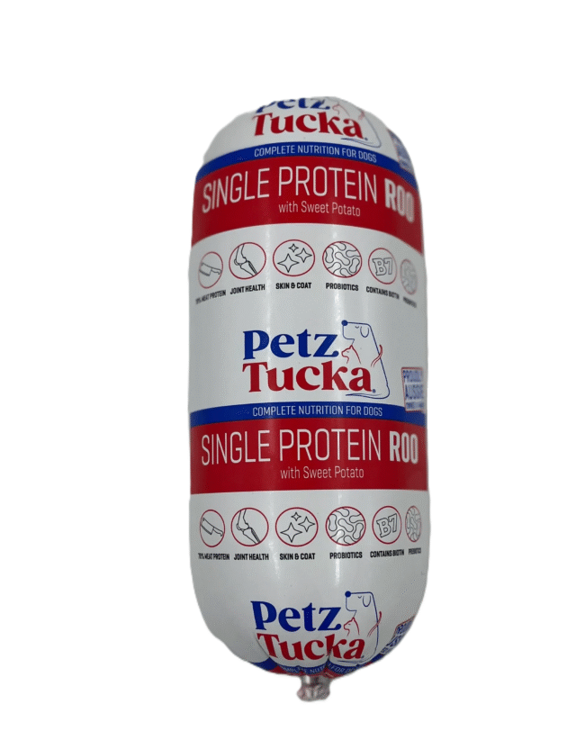 Petztucka Single Protein Kangaroo Roll 1.5kg