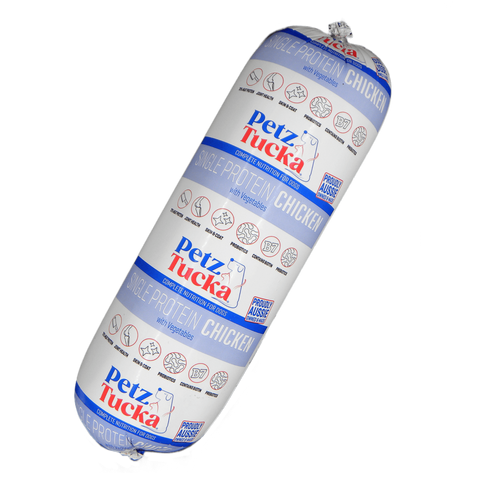 Petztucka Single Protein Chicken & Veg Roll 1.5kg