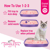Trouble & Trix Odour Neutral Litter Crystals Lavender 15l