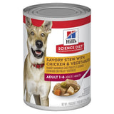 Hills Science Diet Canine Adult Sav Stew Chicken Veg 363g