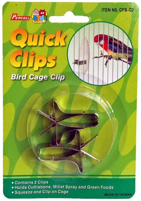 METAL CUTTLEBONE/MILLET HOLDER 2PK