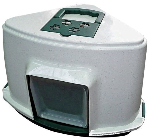 Triangular Hooded Litter Tray
