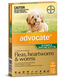 Advocate Dogs Green Up To 4kg 3's