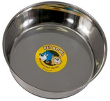 Stainless Heavy Dish W Rubber Base 3l