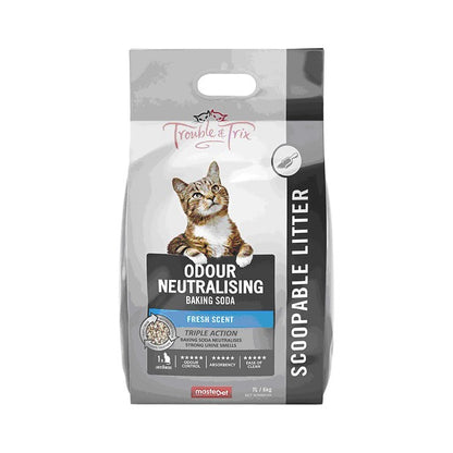 TROUBLE & TRIX LITTER BAKING SODA CLUMPING 15L