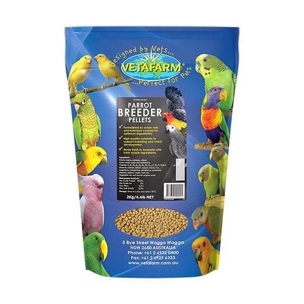 VETAFARM PARROT BREEDER PELLETS 2KG
