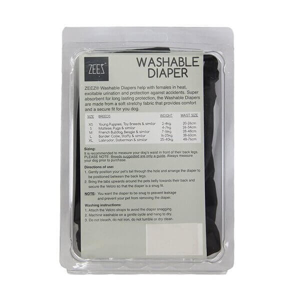 Zeez Washable Diaper Large