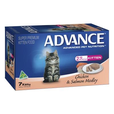 Slab Advance Kitten Chick/salmon 7x85g Z